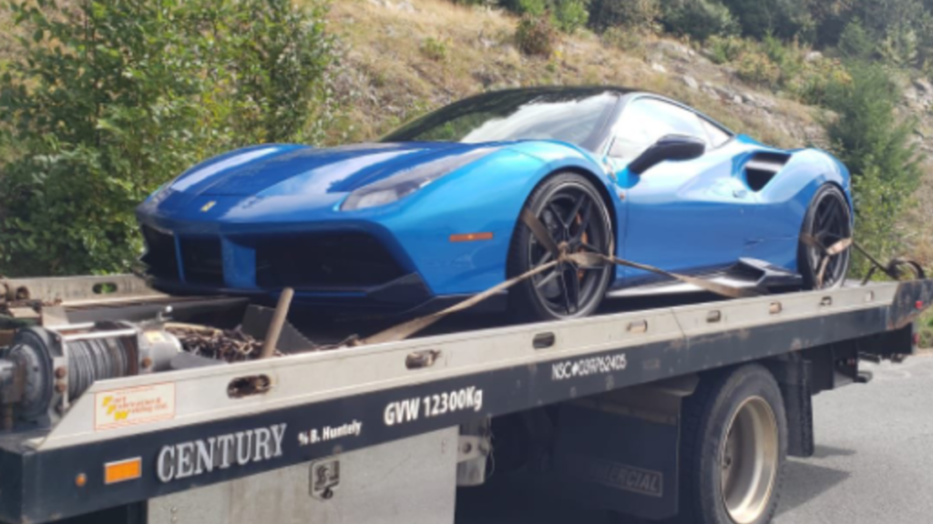 RCMP in B.C. impound Ferrari after it was clocked going 109 km/h over the speed limit