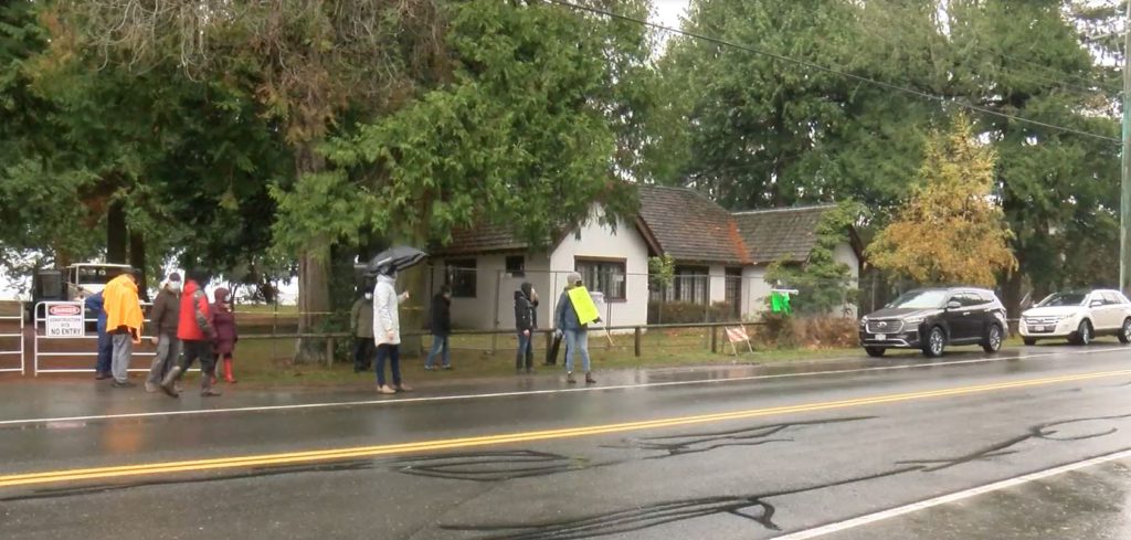 Qualicum Beach residents continue to protest planned demolition at historic St. Andrew's Lodge