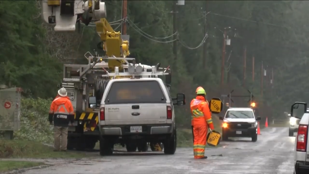 Quadra and Cortes Islands to be without power overnight: BC Hydro