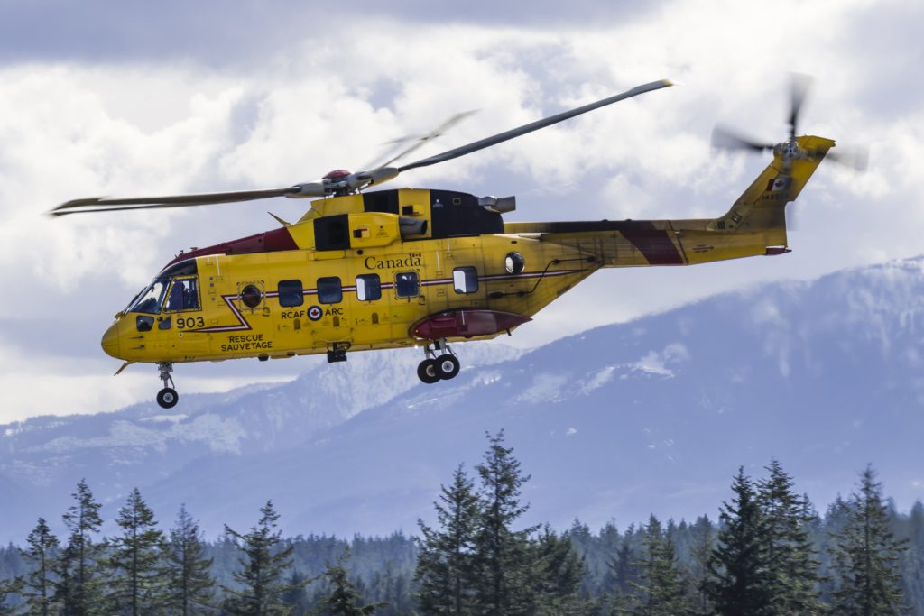 Cormorant helicopter - Joint Rescue Coordination Centre