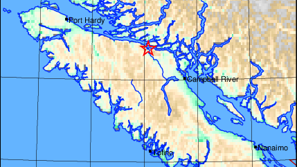 Small earthquake rattles residents in Sayward