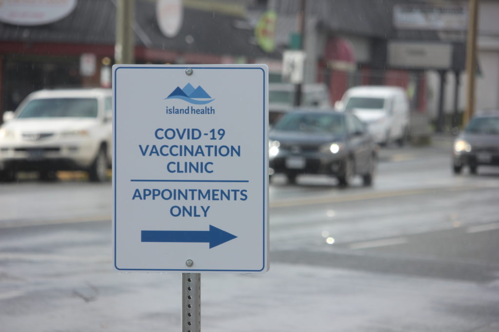 Island Health books nearly 2,400 vaccine appointments in first day