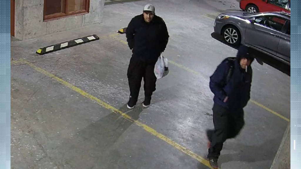 Nanaimo RCMP seek help identifying two 'heavy-set' suspects who tried to break into building