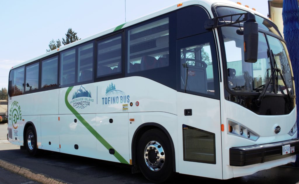 New electric coach bus coming to Vancouver Island starting Earth Day