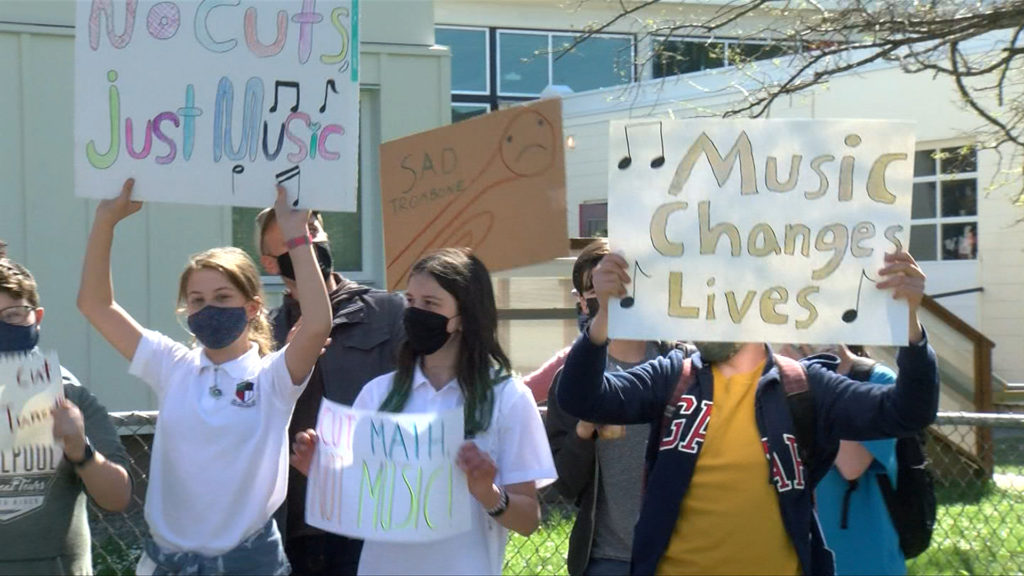 Greater Victoria School District pauses budget vote following protests over proposed cuts