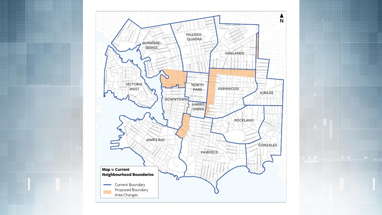 Victoria City Boundary Map