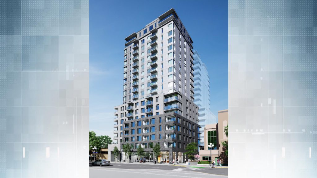 New completed condo tower in Victoria targeting middle-income households