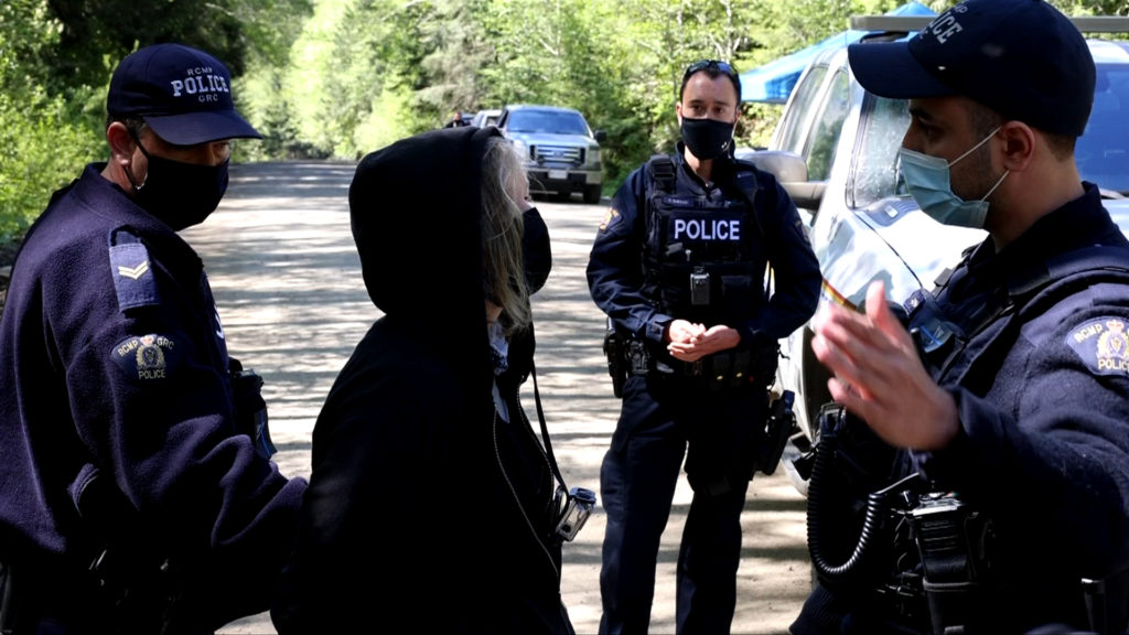 RCMP arrest 11 people at blockades against old growth logging on Vancouver Island