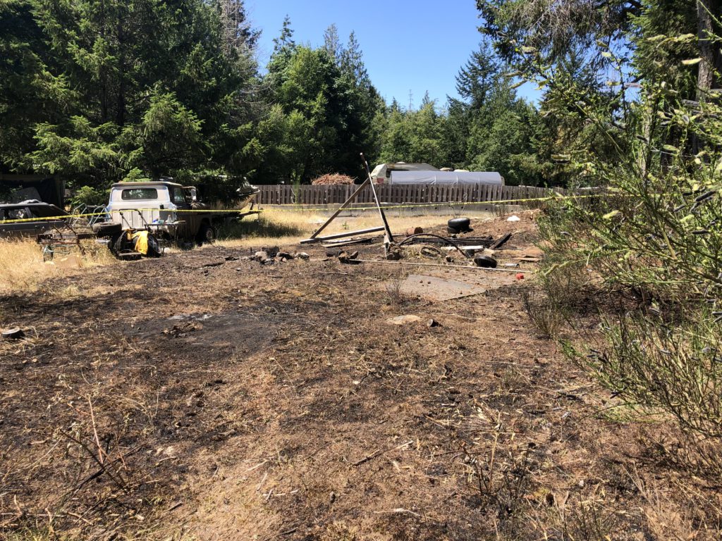 Gabriola grass fire prompts fire warnings from fire department