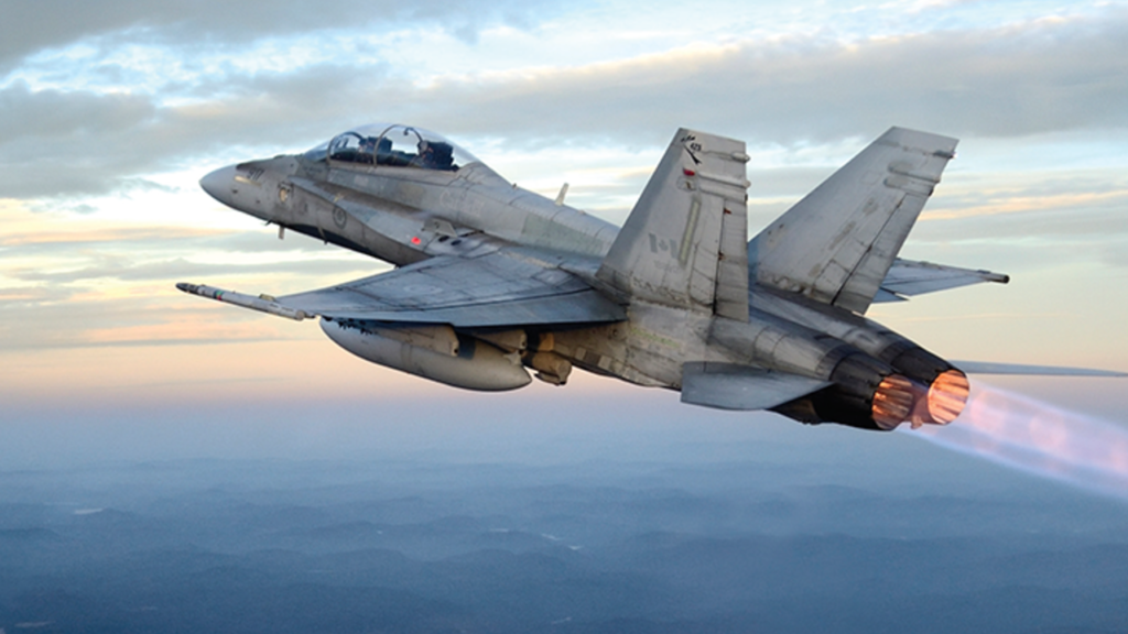 CF-18 demo fighter jet to fly over parts of Vancouver Island