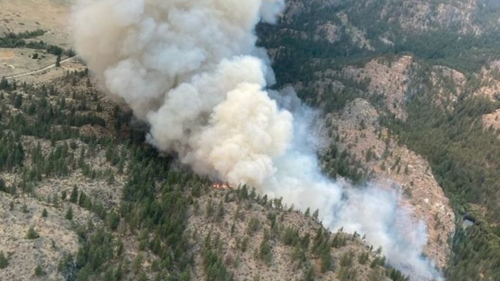 High temperatures, low humidity and gusty winds cause challenging B.C. fire activity