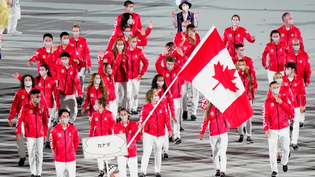 Olympic Roundup: Small, enthusiastic contingent represents Canada at opening ceremony