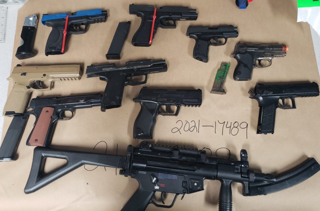 Saanich police traffic stop leads to seizure of replica firearms, drugs