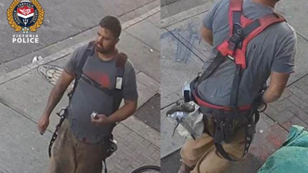 Victoria Police seeking thief that stole medical equipment from BC Emergency Health Services