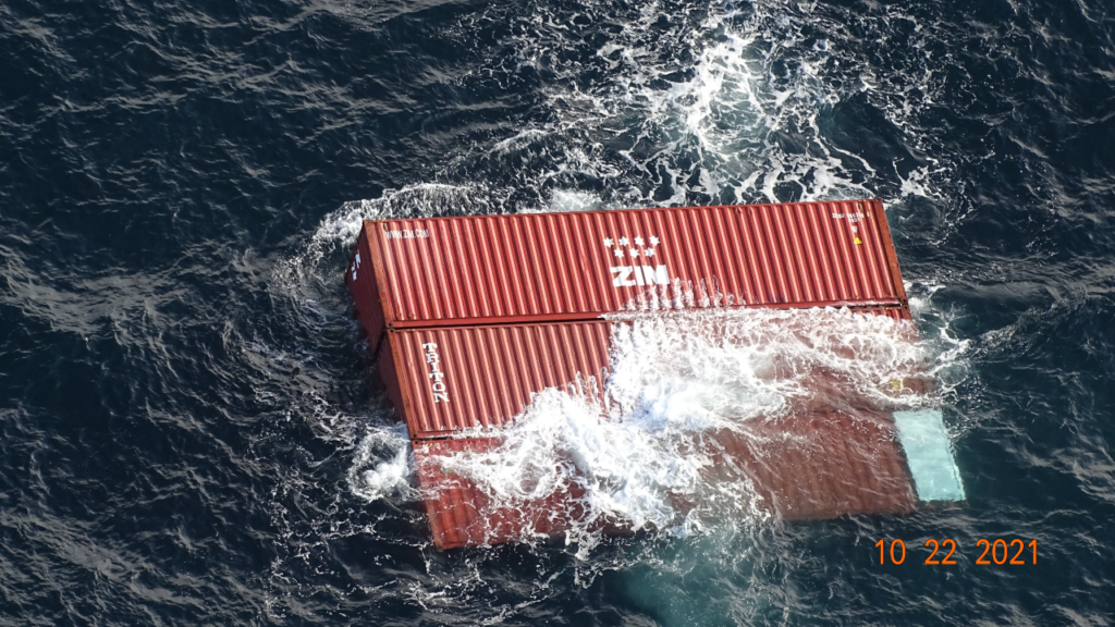 Coast Guard monitoring 40 adrift shipping containers off Vancouver Island