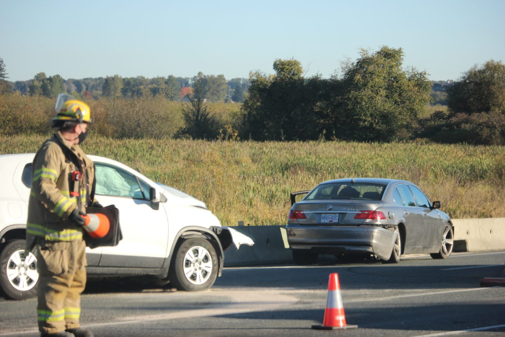 RCMP arrest man who fled scene of multi-vehicle crash in Cowichan Valley