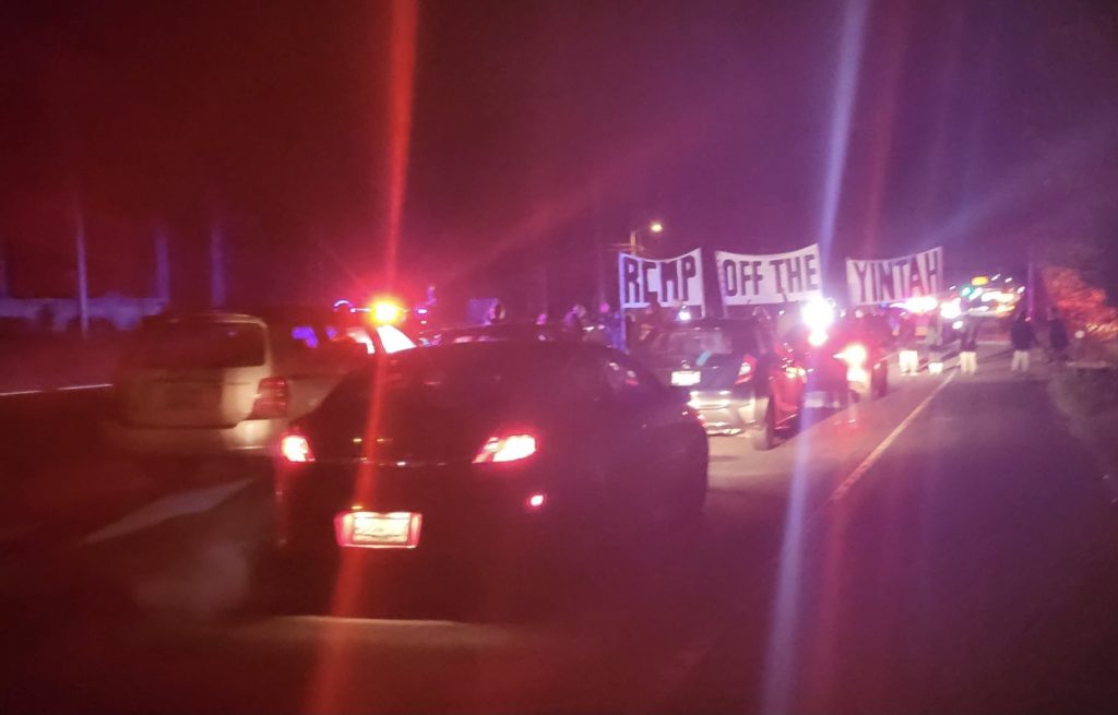 Protest shuts down Patricia Bay Highway in both directions