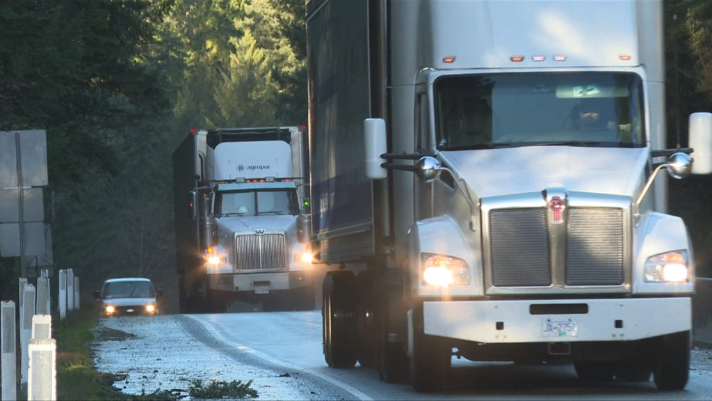 Truckers say vaccine requirement for crossing border will exact economic toll