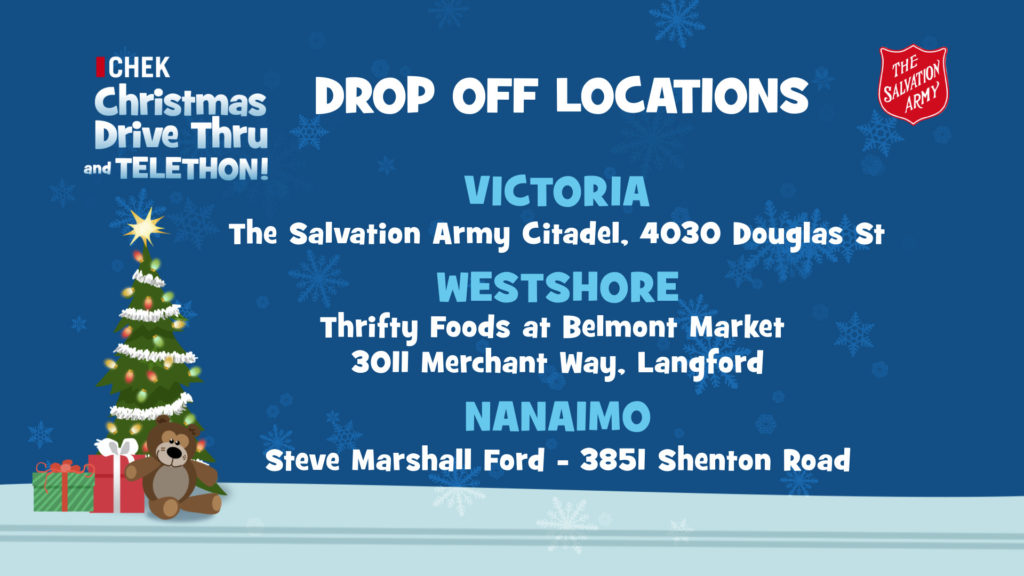 Here's how to take part in the CHEK Christmas Drive-Thru and Telethon today