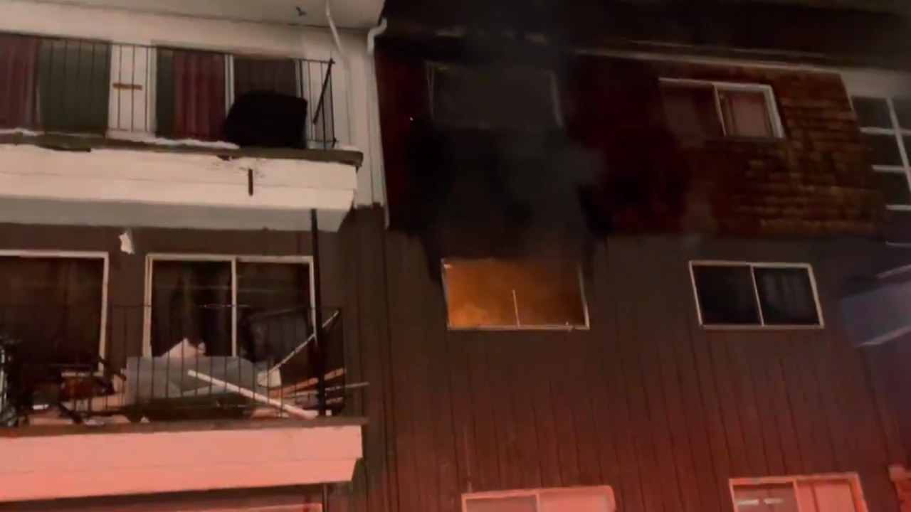 Person taken to hospital following apartment fire in Port Alberni