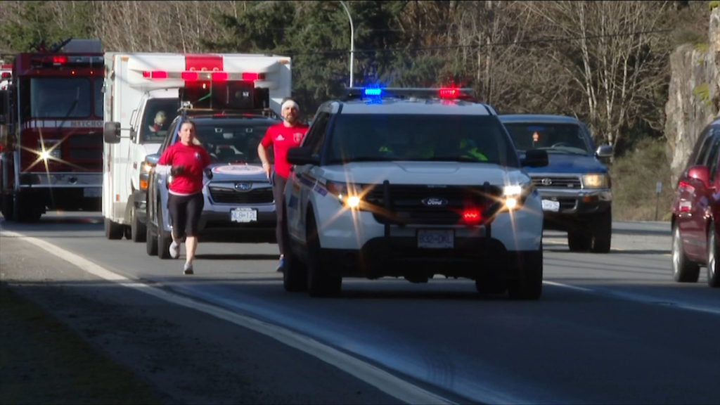 Wounded Warrior Run covers Sooke to Sidney to honour first responders