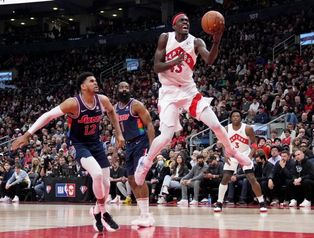 Siakam has 34 points to lead Raptors to 110-102 win over Sixers