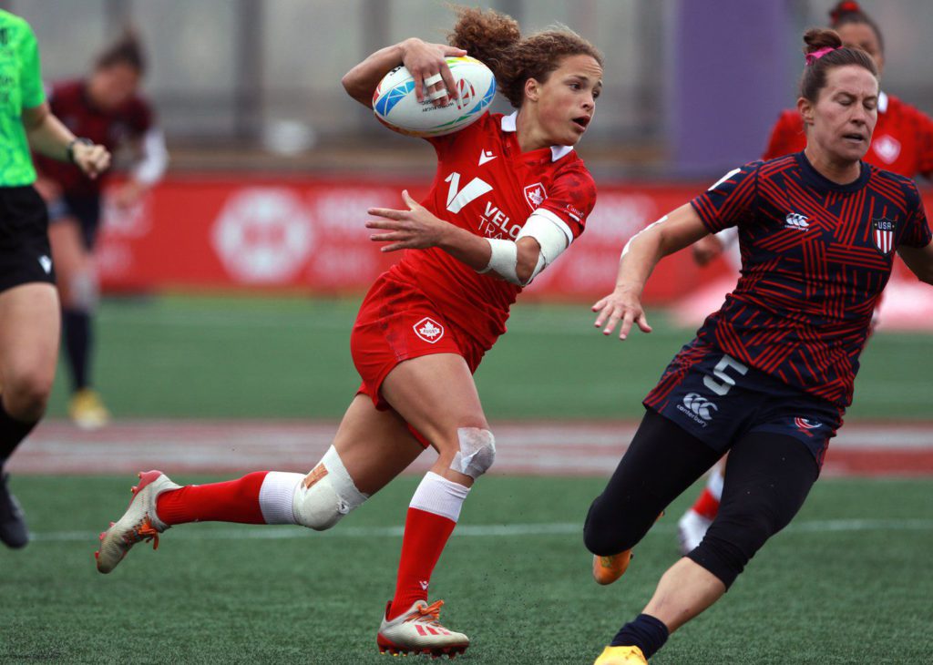 Canada finishes in fifth place at Langford women's rugby 7s event