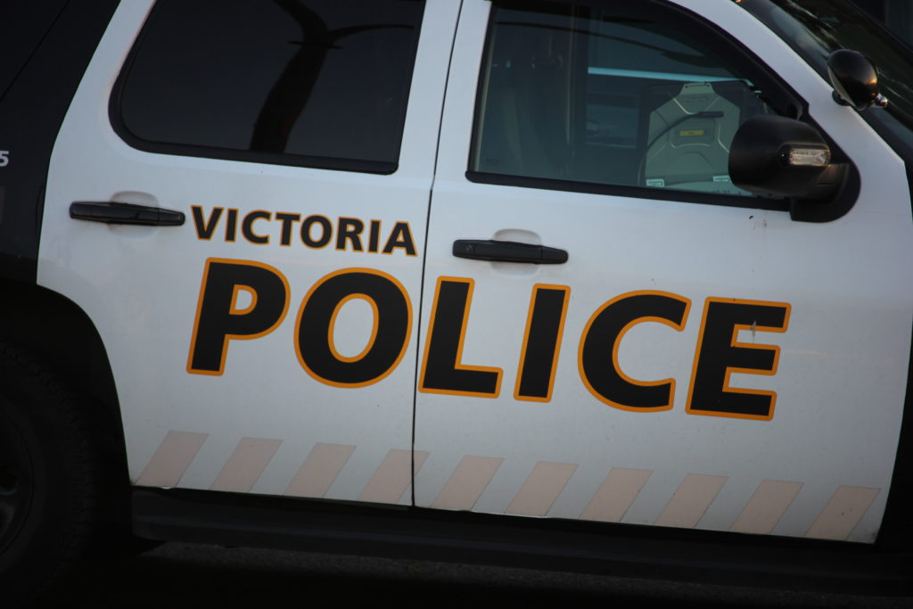 Two arrested after Victoria police officers assaulted, one disarmed outside downtown nightclub