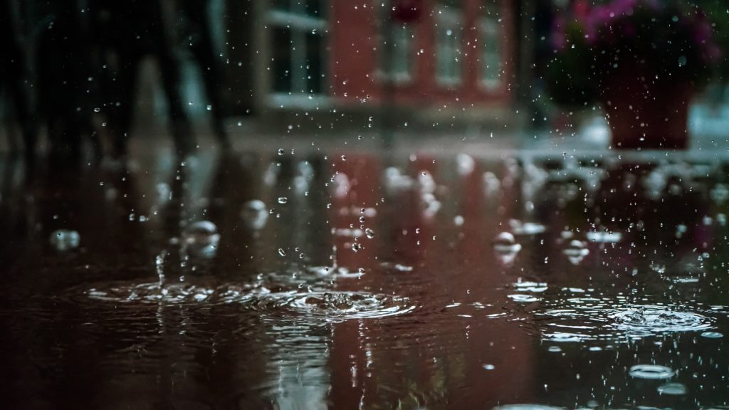 Sunday had more rain in one day than average month of July