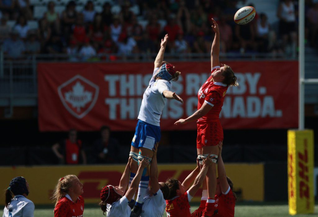 Canadian women tip Italy in test of rugby powers at Starlight Stadium