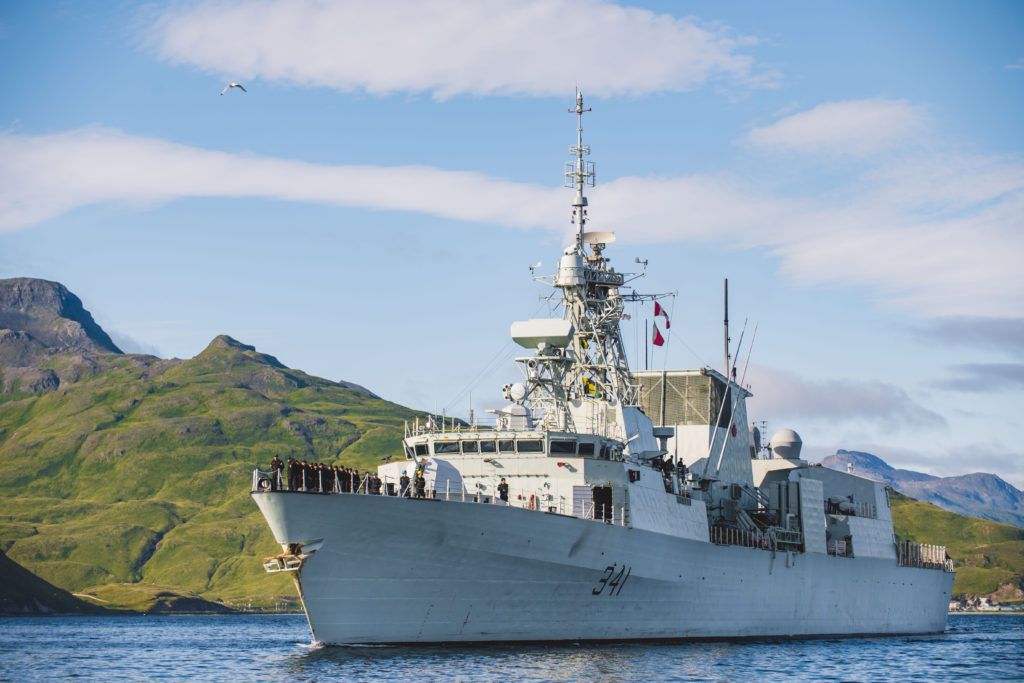 Canadian navy ship docking in Port Alberni for free public tours this Saturday