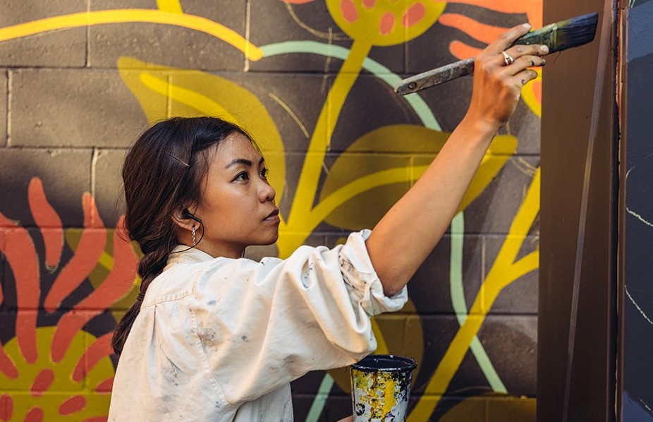 Community Canvas Mural Project adding a splash of colour to Saanich parks in time for fall