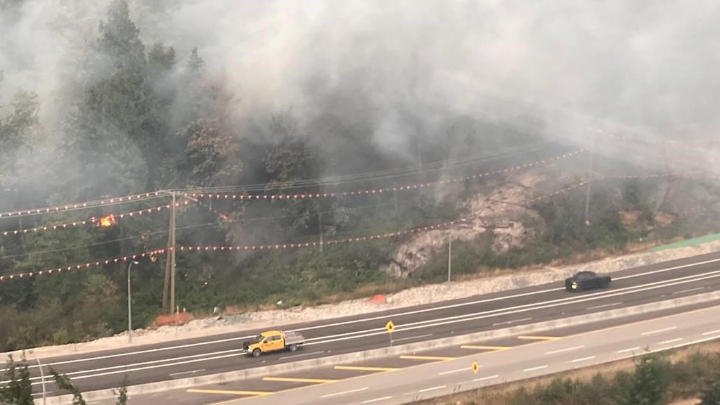 Wildfire smoke continues to blanket parts of B.C., improves slightly over Vancouver