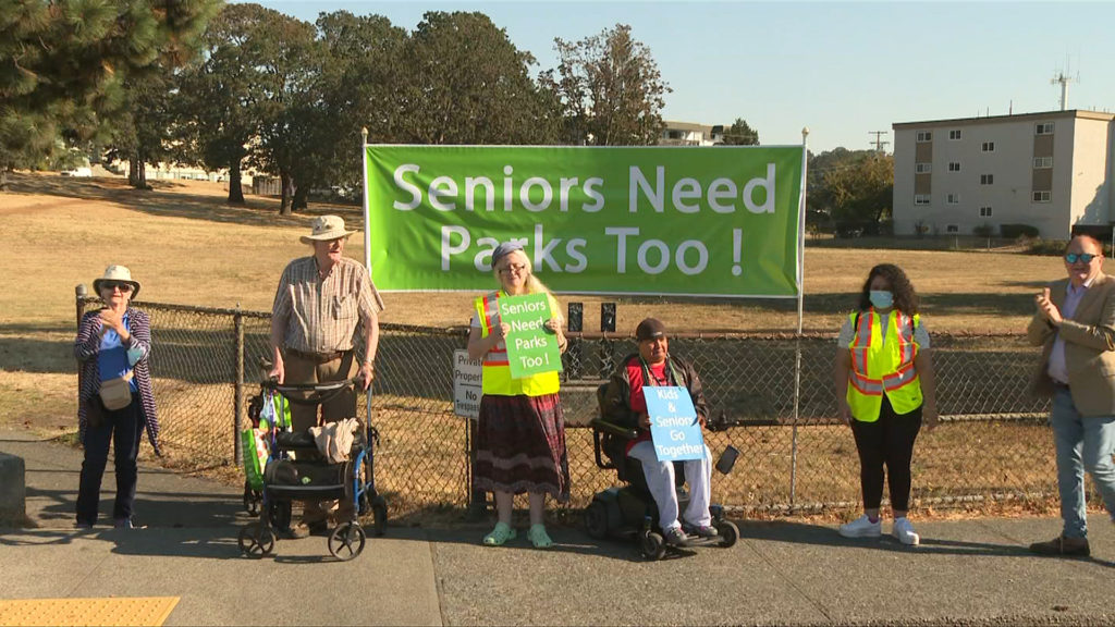 South Island seniors rally for vacant school field to be converted into accessible 'oasis'