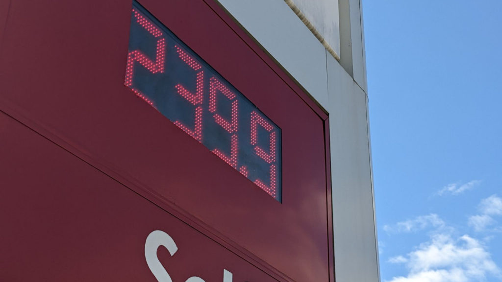 Greater Victoria gas prices hit a record-breaking 239.9 cents per litre