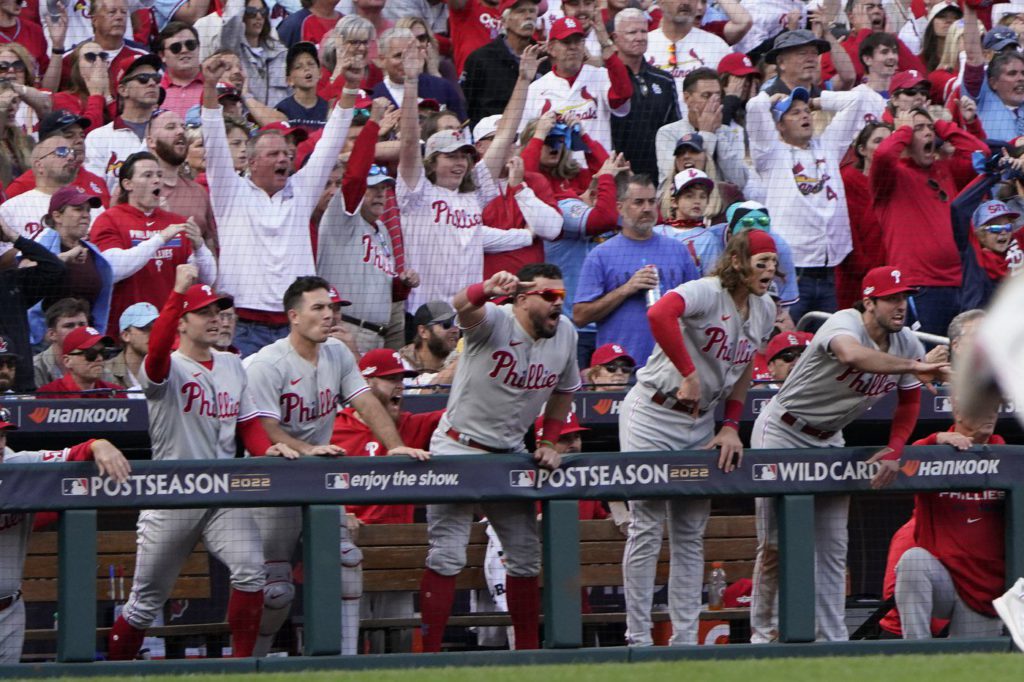 Segura, Phillies rally past Cardinals 6-3 in playoff opener