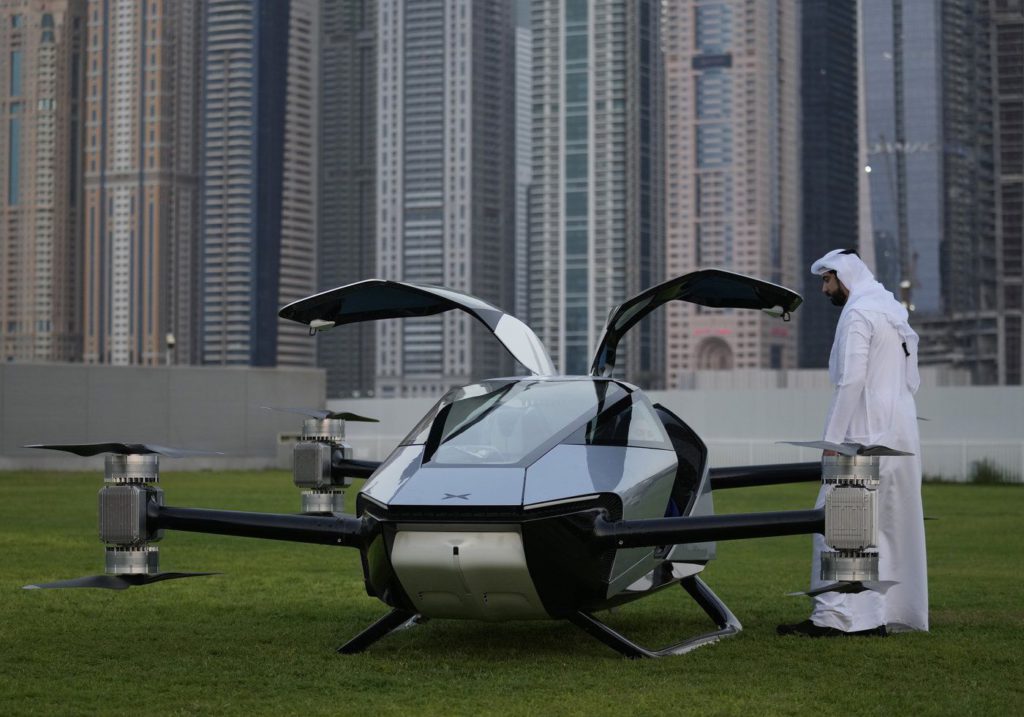 Chinese firm tests electric flying taxi in Dubai