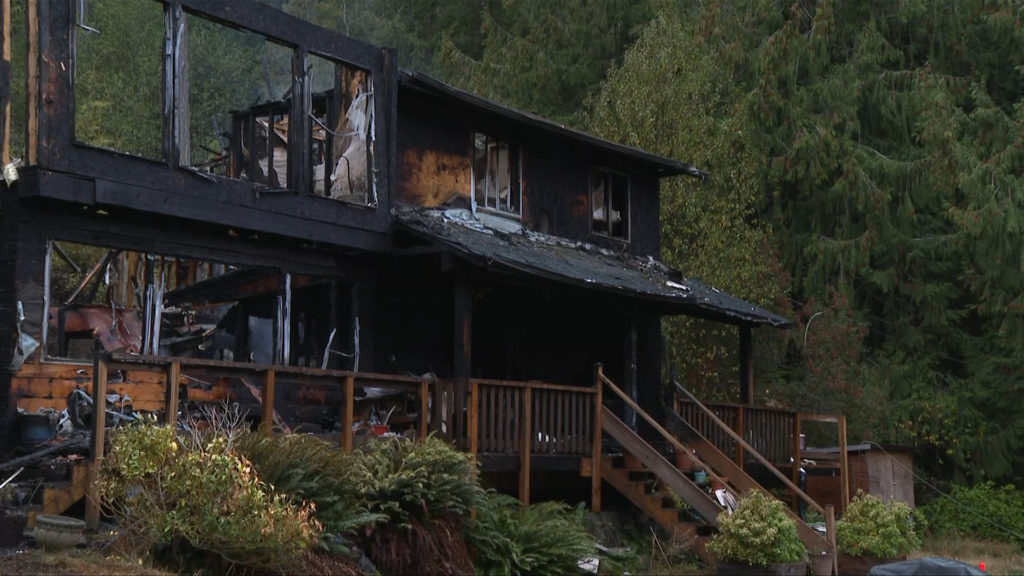 GoFundMe launched for East Sooke family after fire destroys home