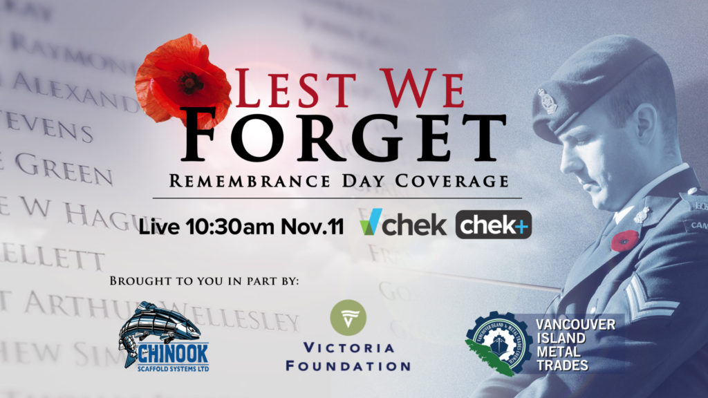 WATCH LIVE: Remembrance Day 2022 at the B.C. Legislature