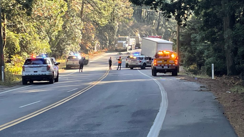 One taken to hospital following head-on collision on Sooke Road