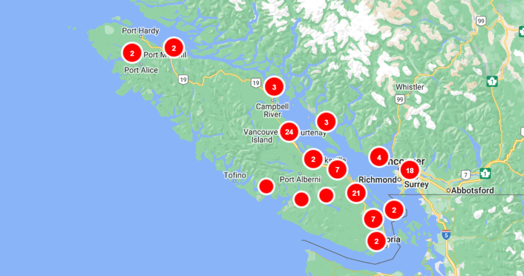 Snow cuts power for thousands on Vancouver Island