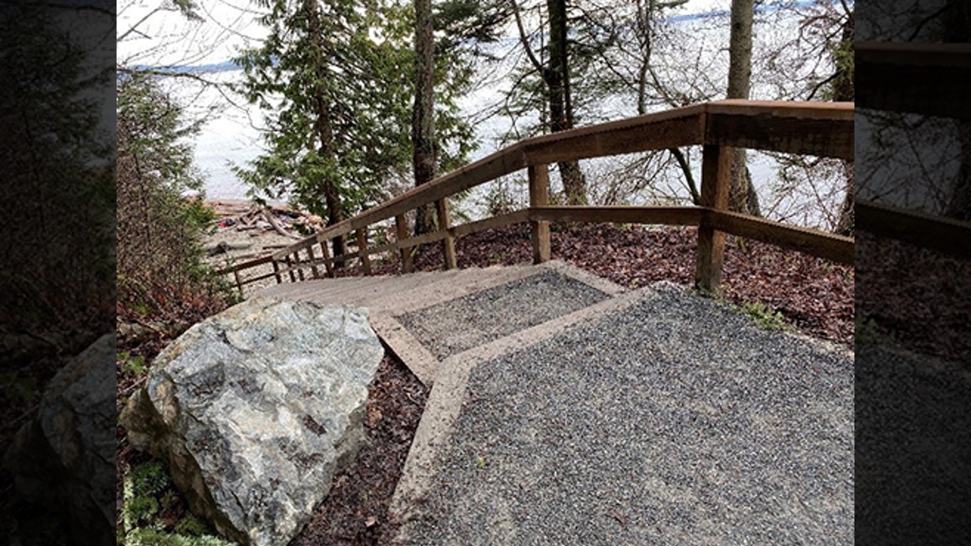 Redesigned staircase greets visitors to Mount Douglas beach in Saanich