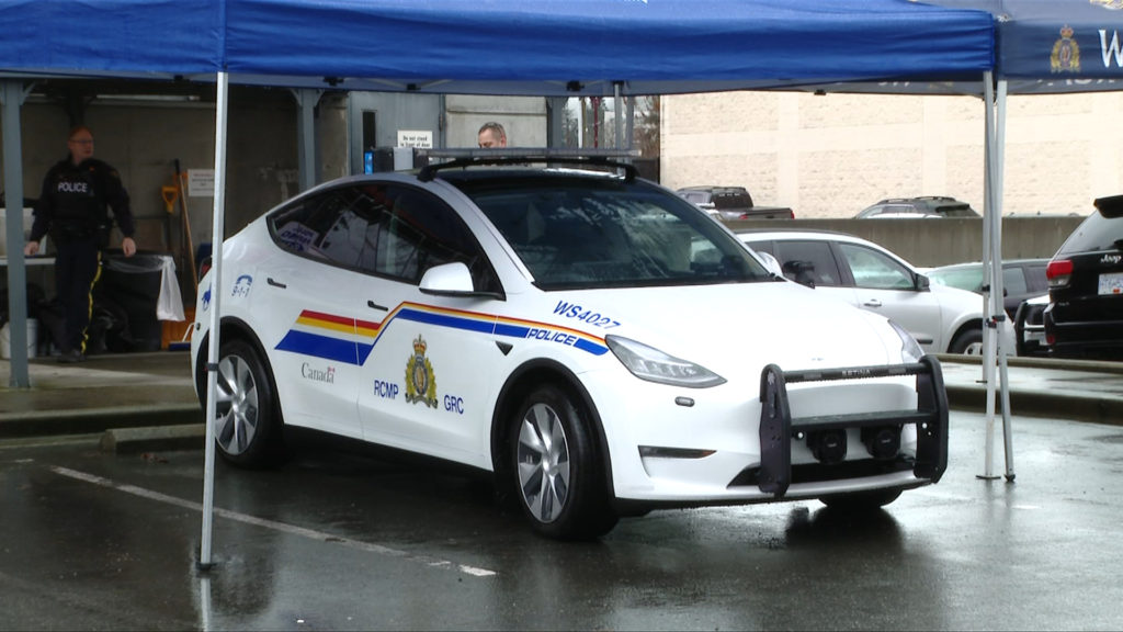 RCMP detachment on Vancouver Island first in Canada to trial electric cruiser