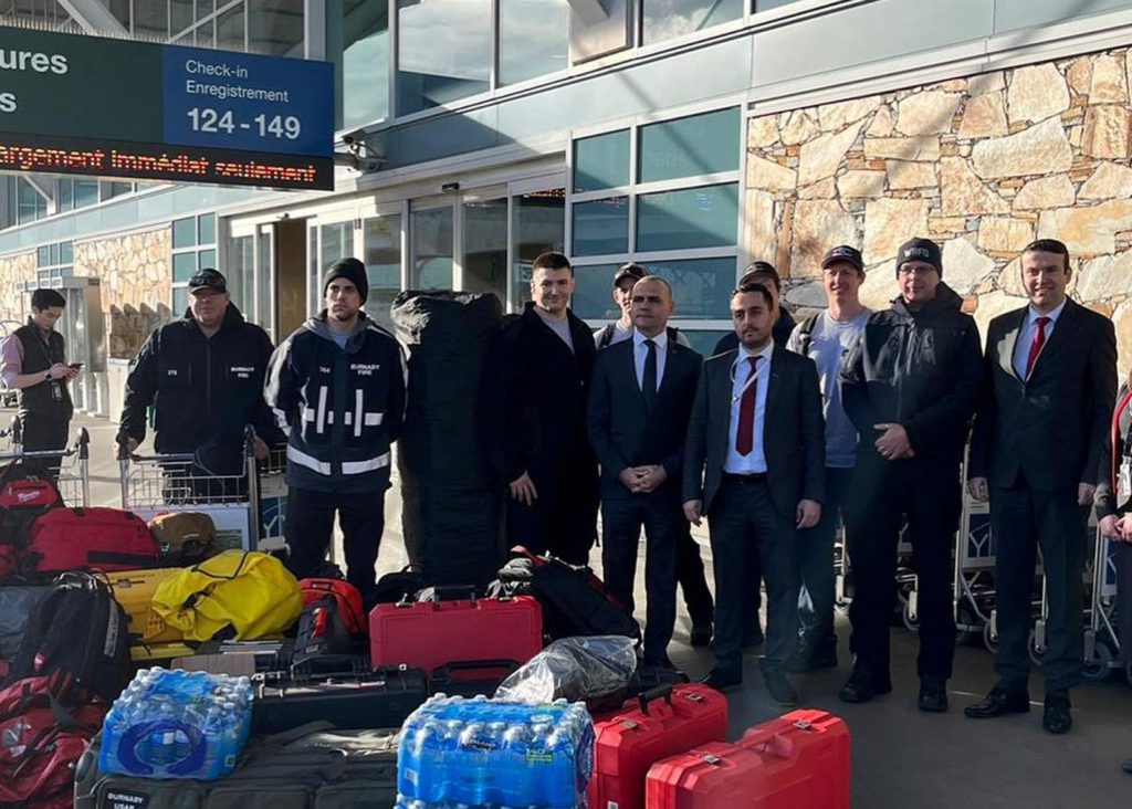 Urban search and rescue team from Burnaby deploys to quake zone in Turkey