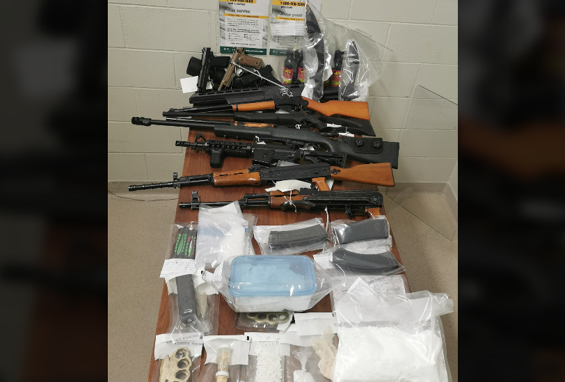 Sooke man arrested twice in 12 days after RCMP find drugs, weapons and guns