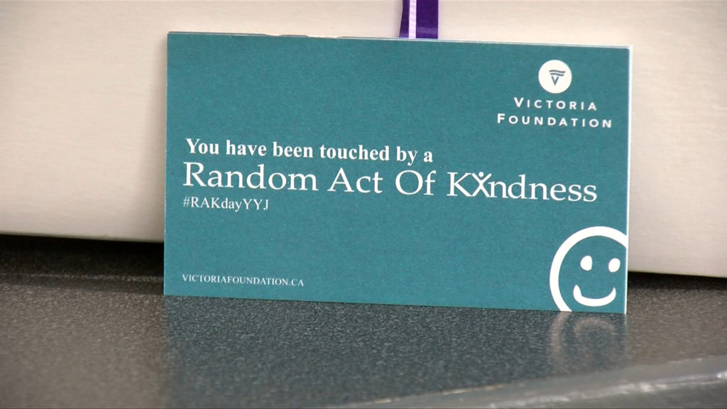 Victoria Foundation encourages participation in Random Acts of Kindness Day