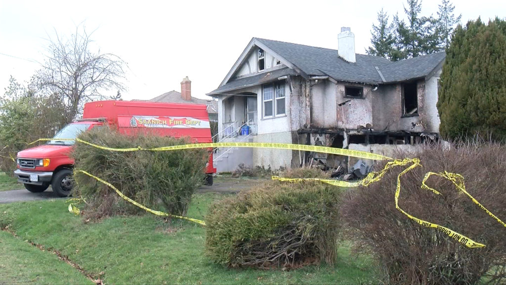 Three people and a dog escape uninjured from Agnes Street house fire