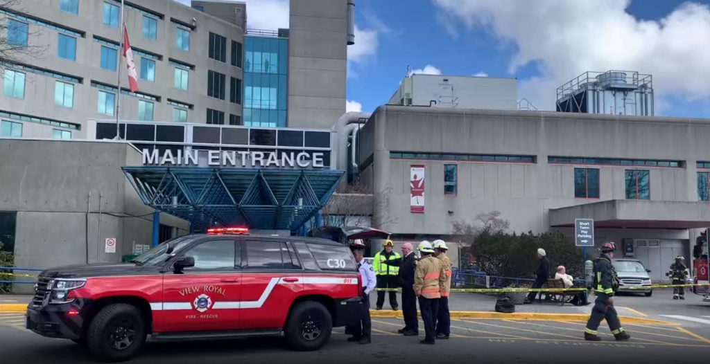 No charges expected after patient allegedly set fire at VGH: RCMP