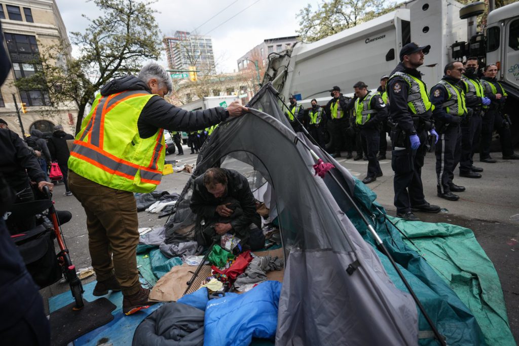 Eight sheltered but more spaces needed as Vancouver seeks rooms for displaced campers