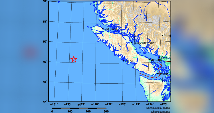 No tsunami expected following morning quake near Vancouver Island